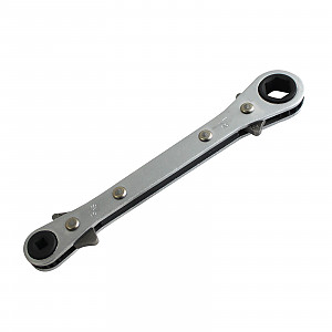 MASTERCOOL монтажный ключ с реверсивной трещеткой 1/4", 3/8”, 3/16", 5/16" (70082)
