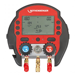 ROTHENBERGER ROCOOL 600 + DATA VIEWER цифровой манометрический коллектор (manifold) в футляре (1000000572)