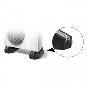CASTEL L600 кронштейны напольные резиновые для наружного блока (L130 x H95 x P600, 500кг) / 2 шт.
