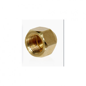 Гайка латунная 1/4" - 1/4" SAE (4000133) (BLR/RA-1/4) (11130000)